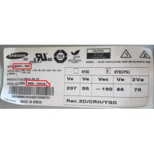 SAMSUNG PS50C7000 PLASMA SCREEN PANEL S50FH-YB07 BN96-13444A